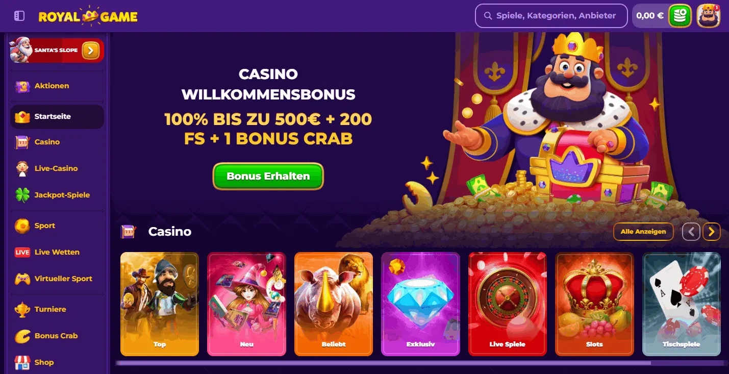 Royal Game Casino Startseite